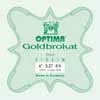 1001-HL Optima Goldbrokat E-1 string for violin 4/4, steel, loop end, heavy