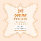 1010-44 Optima Protos string set for violin 4/4, steel/chromesteel