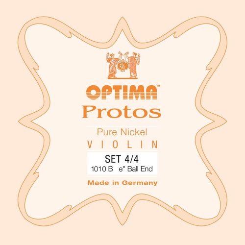 1010-44 Optima Protos string set for violin 4/4, steel/chromesteel