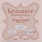 1021-HL Lenzner Supersolo E-1 string for violin 4/4, steel 0,27, loop end, heavy