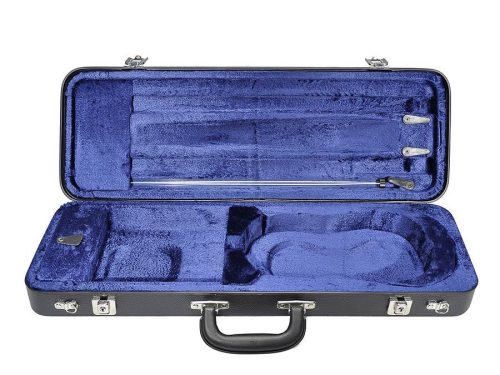 1025-12 ELS  Wicona violin case 1/2-1/4, synthetic, oblong, plush interior