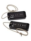 10301-111511 Lollar  set of two "P-90 Soapbar" single coil pickups, neck and bridge, black