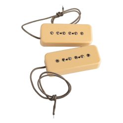  10301-111513 Lollar  set of two "P-90 Soapbar" single coil pickups, neck and bridge, cream