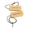 10301-111513 Lollar  set of two "P-90 Soapbar" single coil pickups, neck and bridge, cream