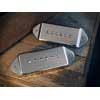 10302-111332 Lollar  single coil pickup "P-90 Dog Ear Casino Bridge", tall, wide spacing, nickel