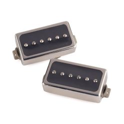   10304-111521 Lollar  set of two "Novel 90" single coil pickups, neck and bridge, black matt