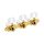 1033056331 Schaller  machine heads Houser model, acrylic white pegs, white string rollers, gold