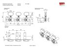 1033056331 Schaller  machine heads Houser model, acrylic white pegs, white string rollers, gold