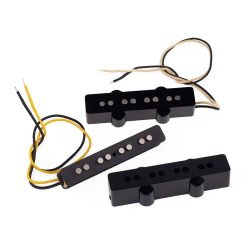   10501-1151 Lollar  set of two "J-Bass" pickups, neck and bridge, black