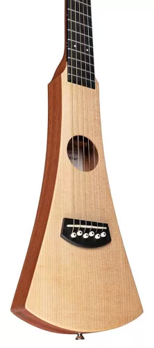 11GBPC LH Martin  lefthanded travel guitar "Backpacker", solid spruce + solid sapele body, with gigbag