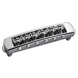   12080200 Schaller  STM guitar roller bridge (for tremolo use), 10,6mm spacing, 14"radius, chrome