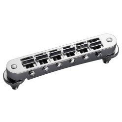   12090200 Schaller  GTM tune-o-matic guitar bridge, 10,5mm spacing, 14"radius, chrome