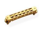 12090500 Schaller  GTM tune-o-matic guitar bridge, 10,5mm spacing, 14"radius, gold