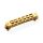 12090500 Schaller  GTM tune-o-matic guitar bridge, 10,5mm spacing, 14"radius, gold