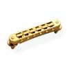 12090500 Schaller  GTM tune-o-matic guitar bridge, 10,5mm spacing, 14"radius, gold