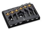 12120400 Schaller  3D-6 patented flatmount bridge for guitar, black