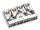 12130200 Schaller  3D-4 patented 4-string bass bridge, chrome