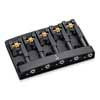 12140400 Schaller  3D-5 patented 5-string bass bridge, black