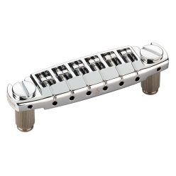   12350200 Schaller  Signum guitar bridge with locking studs, 10,5mm spacing, 12" radius, chrome