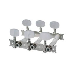   128-P Boston  machine heads for classic guitar, nylon shaft, 3x left+3x right, 70mm, pearloid buttons