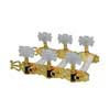 131-BG Boston  machine heads for classic guitar, nylon shaft, 3x left+3x right, 70mm, gold, butterfly buttons