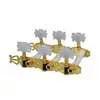 131-BG Boston  machine heads for classic guitar, nylon shaft, 3x left+3x right, 70mm, gold, butterfly buttons