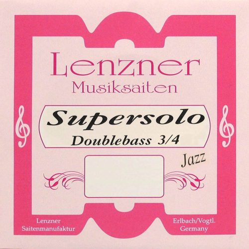 1323 Lenzner Supersolo A-3 string for double bass, gut, steel wound