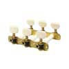 133-IM Boston  machine heads for classic guitar, nylon shaft, 3x left+3x right. 70mm, ivory colored buttons, brass