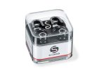 14010401 Schaller  S-Locks strap lock set, black chrome