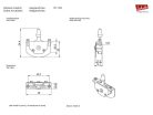 15310002 Schaller  Megaswitch E lever switch 5-way, 40,7mm spacing, bolts included, black cap