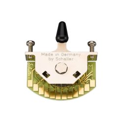   15310006 Schaller  Megaswitch M lever switch 5-way, 40,7mm spacing, bolts included, black cap