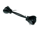 157-D Hayman  castanet on handle, ebony, double model