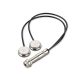 16050102 Schaller  Oyster D/S double socket pickup for internal mount, 35cm cable with endpin jack