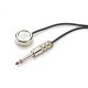 16050103 Schaller  Oyster S/P single plug pickup for external mount, 320cm cable with 6,3mm jack