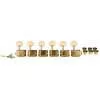 162-GL Wilkinson  machine heads for guitar, vintage F-style, 6x left, split shaft, gold
