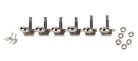 162-NL-4M2L Wilkinson  machine heads for guitar, with EZ LOK and staggered post height, 6x left, nickel