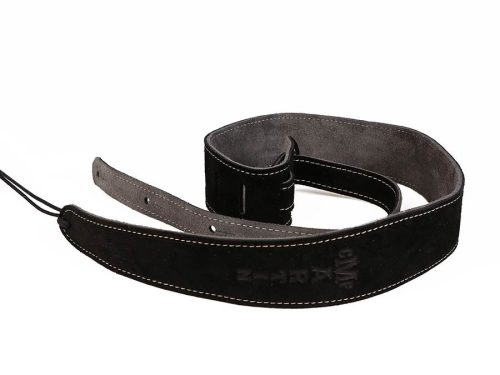 18A0016 Martin SPA  suede guitar strap 2,5" with logo black