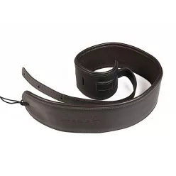   18A0029 Martin SPA  rolled ball glove leather guitar strap 2,65" black