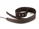 18A0045 Martin SPA  stitched leather guitar strap 2,5" with logo brown