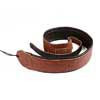 18A0088 Martin SPA  embossed garment leather guitar strap 2,5" brown