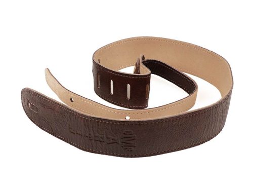 18A0100 Martin SPA  Italian leather guitar strap with logo