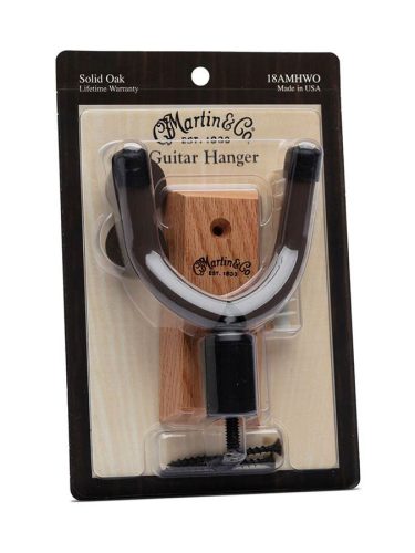Martin 18AMHWO SPA Gitarren-Wandhalter – Holzbasis natur, gepolsterte Gabel, offizielles Martin Zubehör