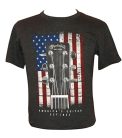 18CM0132S Martin SPA  T-shirt American Flag charcoal - size S