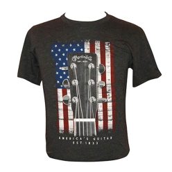   18CM0132S Martin SPA  T-shirt American Flag charcoal - size S