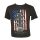 18CM0132S Martin SPA  T-shirt American Flag charcoal - size S