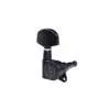 191-BLR Wilkinson  machine heads for guitar, die cast, 3x left+3x right, low gearing 19:1, black