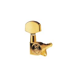   191-GLR Wilkinson  machine heads for guitar, die cast, 3x left+3x right, low gearing 19:1, gold