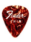 1980351010 Fender  fine electric pick tin, 351 shape, assorted gauges, 12 pieces