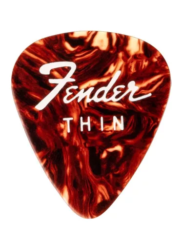 1980351010 Fender  fine electric pick tin, 351 shape, assorted gauges, 12 pieces