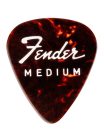 1980351010 Fender  fine electric pick tin, 351 shape, assorted gauges, 12 pieces